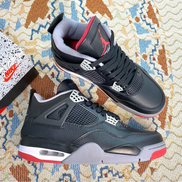 Jordan Other - Jordan 4 Retro Bred Reimagined 2024 -Men’s Athletic Basketball Shoes Sneakers